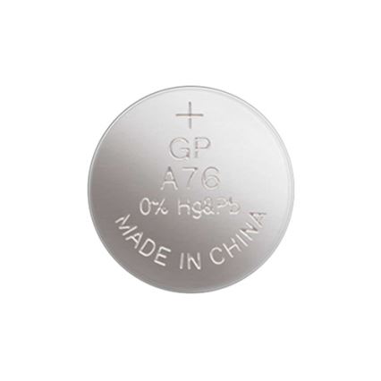 Pile bouton alcaline A76 GP ALKALINE 1,5V/110 mAh
