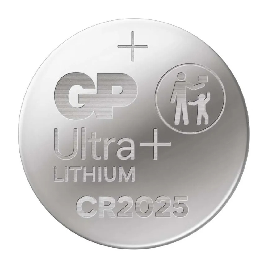 Pile bouton lithium CR2025 GP LITHIUM 3V/170 mAh