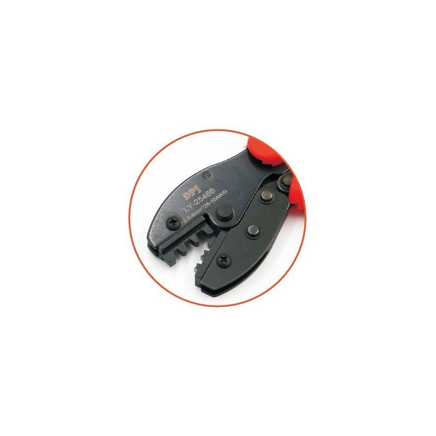 Pinza a pressione per connettori 6mm