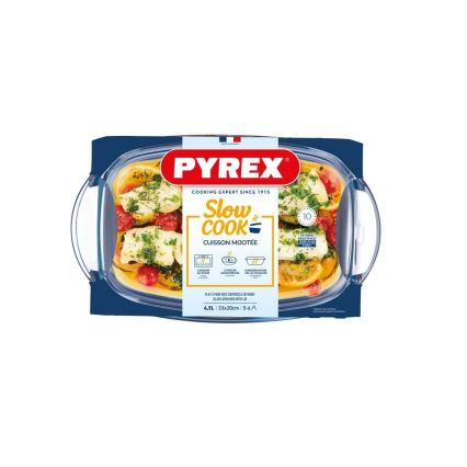 Pirofila con coperchio PYREX 4,5 l