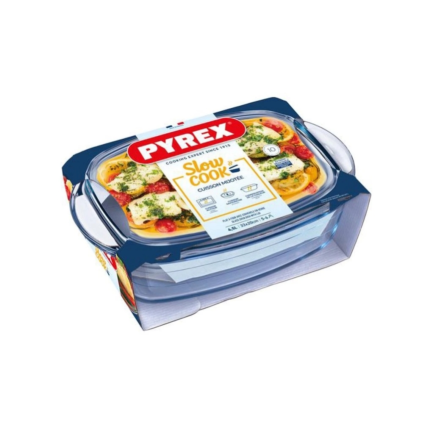 Pirofila con coperchio PYREX 4,5 l