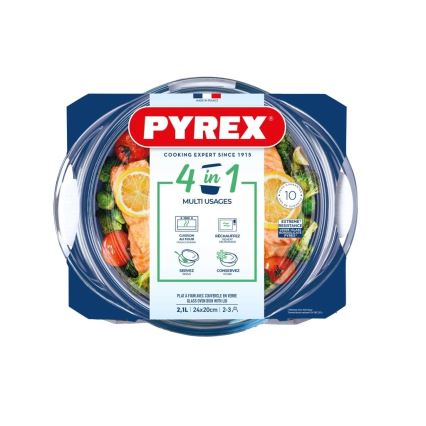 Pirofila da forno PYREX 2,1 l con coperchio