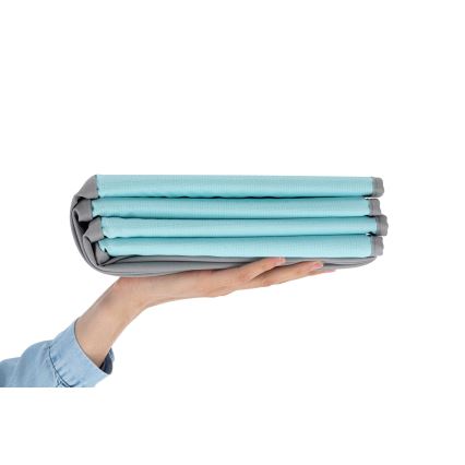 Piscina secca per bambini con palline, diametro 80 cm, blu/grigio