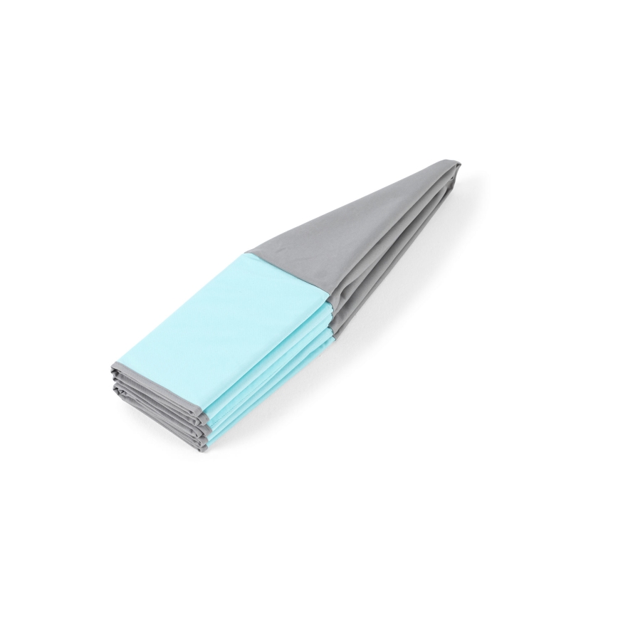 Piscina secca per bambini con palline, diametro 80 cm, blu/grigio