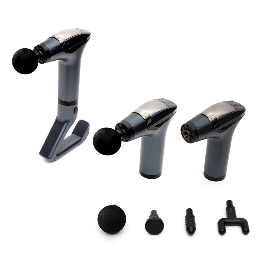 Pistola per massaggio ricaricabile con 4 teste e strap 25W/5V 1500 mAh