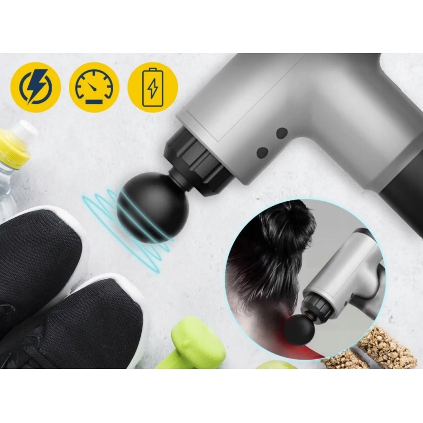 Pistolet de massage 20W/8,4V 1500 mAh