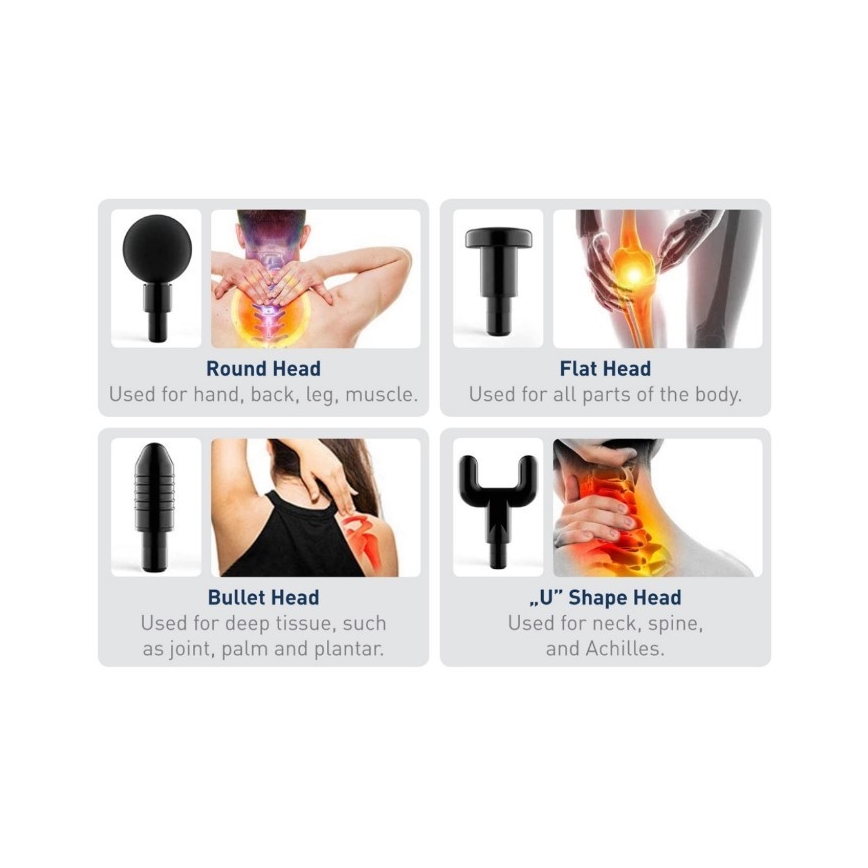 Pistolet de massage 20W/8,4V 1500 mAh