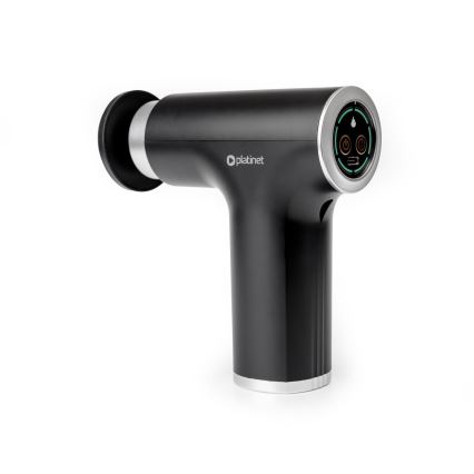 Pistolet de massage rechargeable avec 9 têtes 25W/5V 1200 mAh