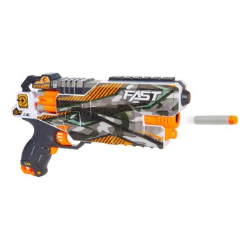 Pistolet jouet pour enfants avec fléchettes en mousse FOAM X, 6xAA, 24 pièces