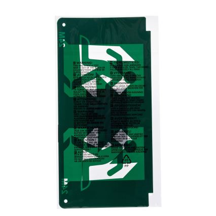 Pittogramma per l'illuminazione di emergenza 16,2x32,7 cm