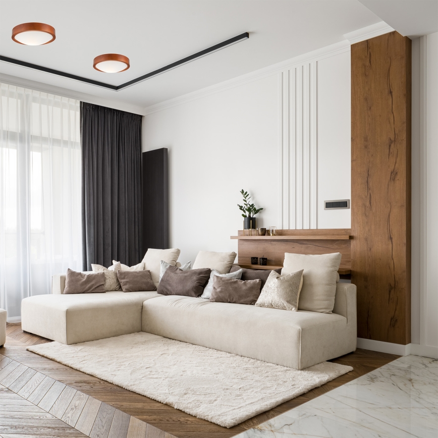 Plafoniera 1xE27/60W/230V pino - FSC certificato