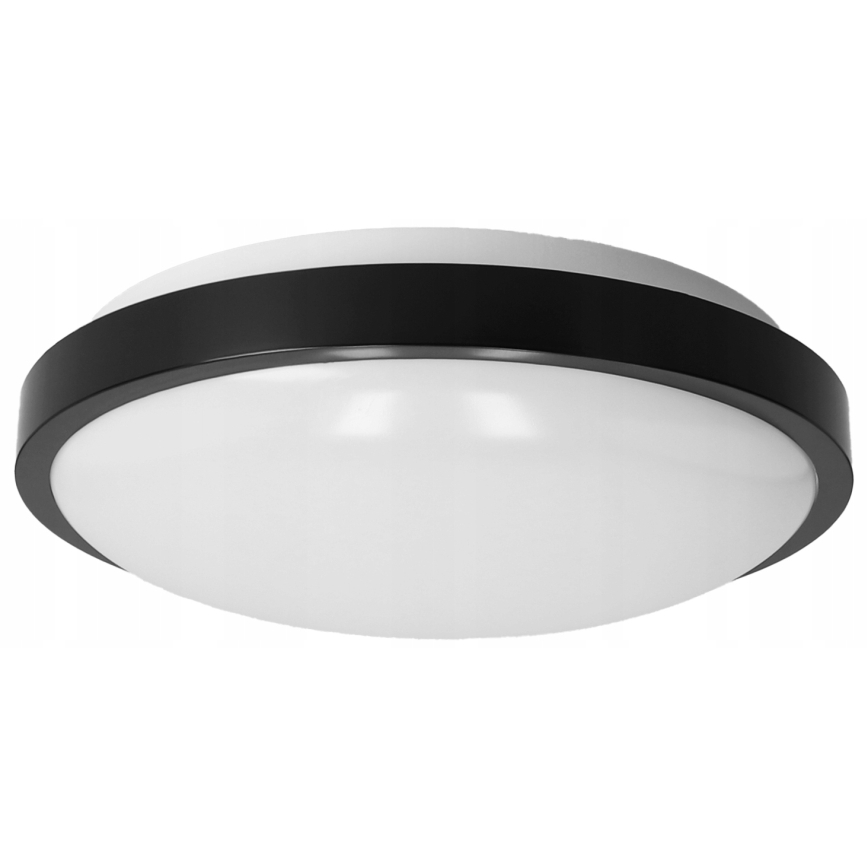 Plafoniera 2xE27/40W/230V diametro 29,5 cm nero