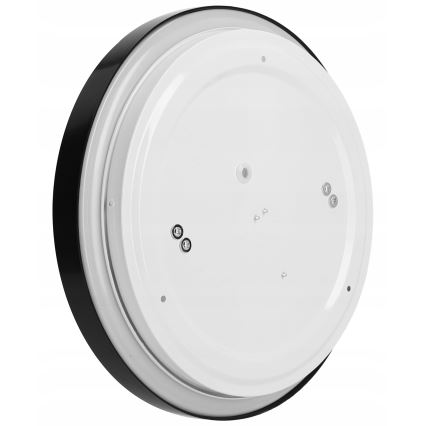 Plafoniera 2xE27/40W/230V diametro 29,5 cm nero