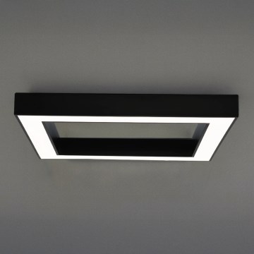 Plafoniera a LED 100W/230V 3000/4000/6500K 80x80 cm nera