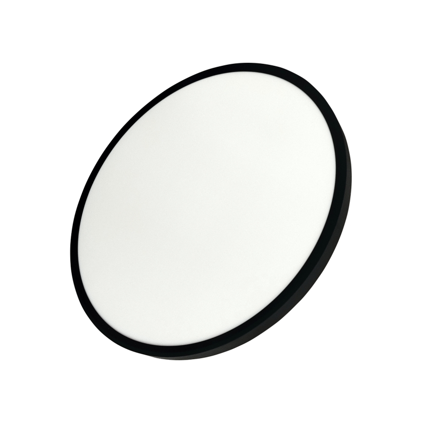 Plafoniera a LED LED/40W/230V 3000/4000/6500K Ø 50 cm nera