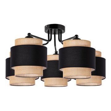 Plafoniera a soffitto 5xE27/60W/230V beige