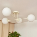 Plafoniera a soffitto MOON 4xE27/15W/230V colore crema