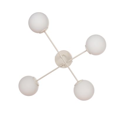 Plafoniera a soffitto MOON 4xE27/15W/230V colore crema