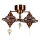 Plafoniera a soffitto YENI 1xE27/40W/230V bronzo