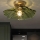 Plafoniera ACRYLIC 1xE27/40W/230V Ø 28 cm oro/verde