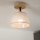 Plafoniera ANTONIO 1xE14/60W/230V beige/rovere