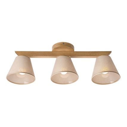 Plafoniera ANTONIO 3xE14/40W/230V rovere