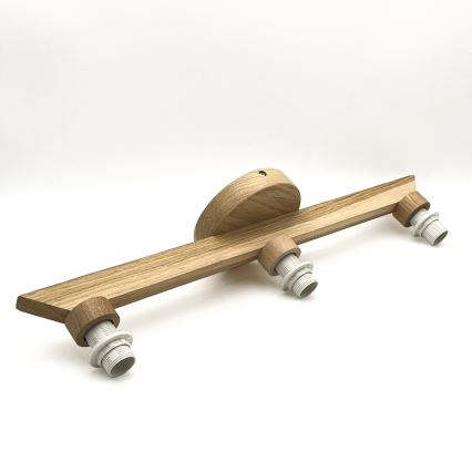 Plafoniera ANTONIO 3xE14/40W/230V rovere