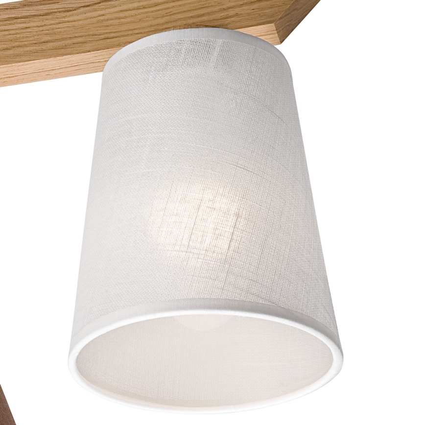 Plafoniera ANTONIO 3xE14/40W/230V rovere