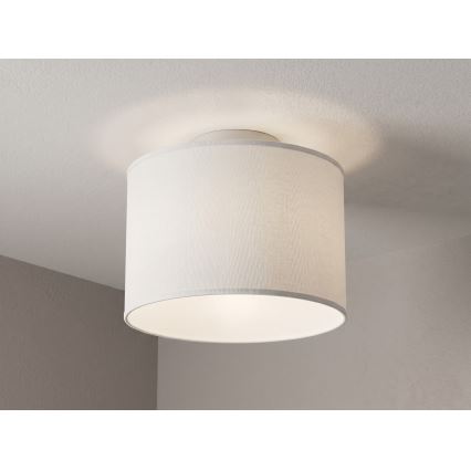 Plafoniera ARDEN 1xE27/15W/230V Ø 25 cm bianca