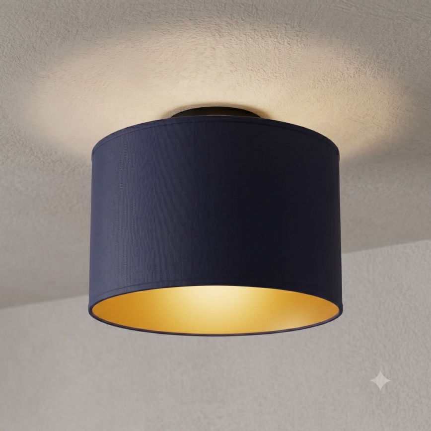 Plafoniera ARDEN 1xE27/15W/230V, Ø 25 cm, blu