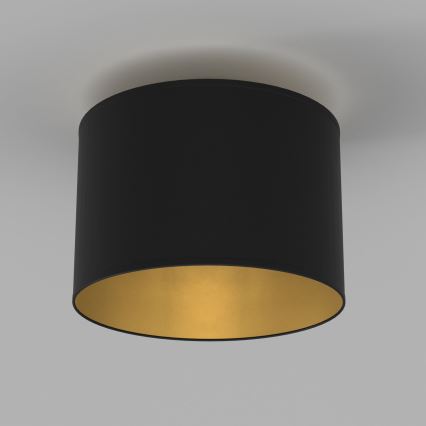 Plafoniera ARDEN 1xE27/15W/230V Ø 25 cm nera