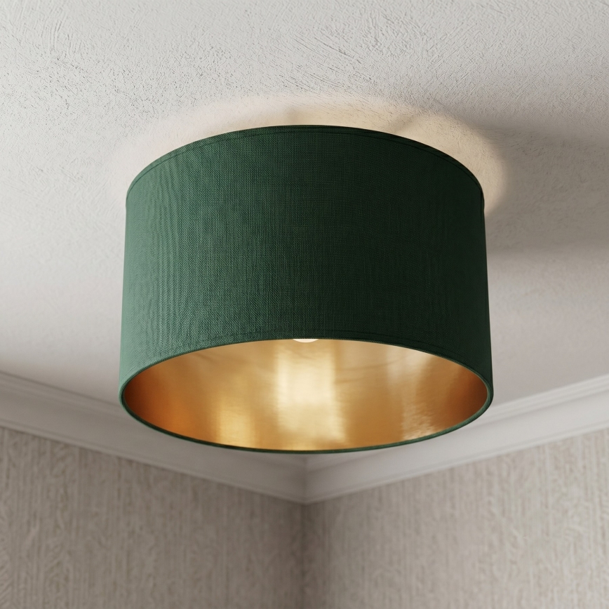 Plafoniera ARDEN 1xE27/15W/230V Ø 40 cm verde
