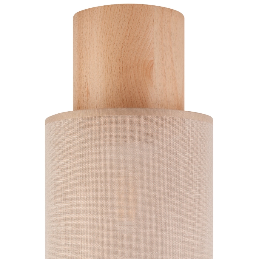 Plafoniera ARI 1xE27/60W/230V d. 16 cm beige