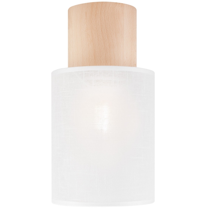 Plafoniera ARI 1xE27/60W/230V d. 16 cm bianco