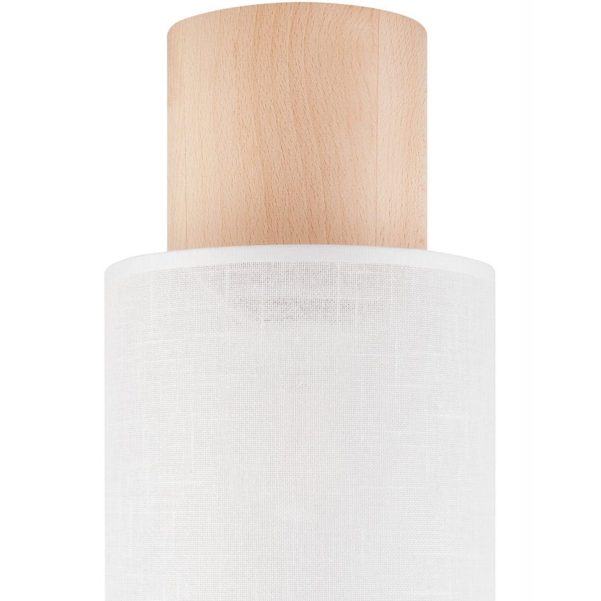 Plafoniera ARI 1xE27/60W/230V d. 16 cm bianco