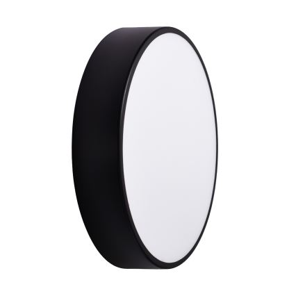 Plafoniera bagno CLEO 3xE27/24W/230V d. 40 cm nero IP54