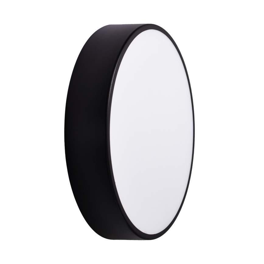 Plafoniera bagno CLEO 3xE27/24W/230V d. 40 cm nero IP54