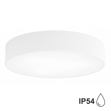 Plafoniera bagno con sensore CLEO 3xE27/24W/230V d. 40 cm bianco IP54