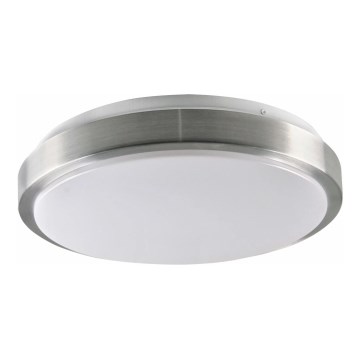 Plafoniera BENEDYKT 2xE27/20W/230V diametro 33 cm argento