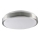 Plafoniera BENEDYKT 2xE27/20W/230V diametro 33 cm argento