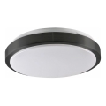 Plafoniera BENEDYKT 2xE27/20W/230V diametro 33 cm nero