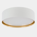 Plafoniera BILBAO 4xE27/15W/230V d. 60 cm bianca/oro