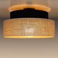 Plafoniera BOHO 1xE27/60W/230V nero/beige