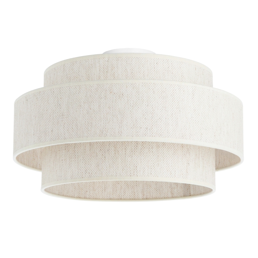 Plafoniera BOHO 1xE27/60W/230V Ø 40 cm bianca