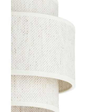 Plafoniera BOHO 1xE27/60W/230V Ø 40 cm bianca