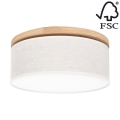 Plafoniera BOHO 2xE27/25W/230V diametro 38 cm quercia – FSC certificato