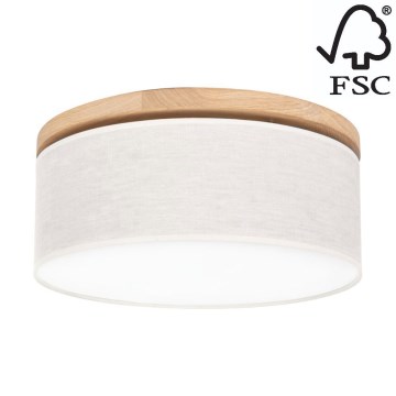 Plafoniera BOHO 2xE27/25W/230V diametro 38 cm quercia – FSC certificato