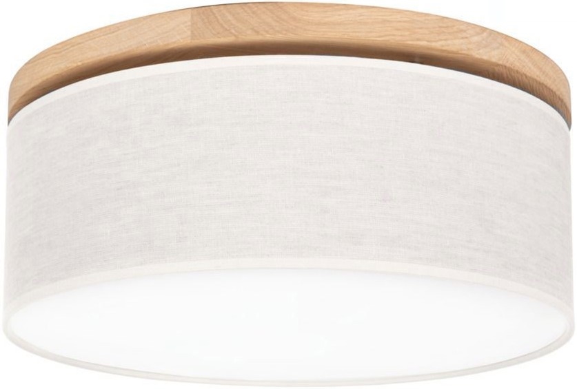 Plafoniera BOHO 2xE27/25W/230V diametro 38 cm quercia