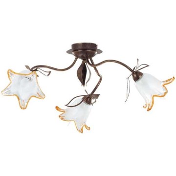 Plafoniera BRAGA 3xE27/15W/230V bronzo