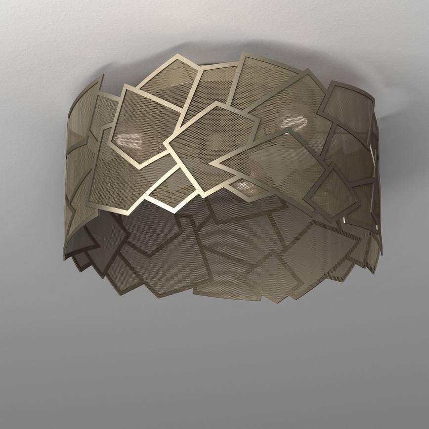 Plafoniera CAMO 3xE27/15W/230V oro